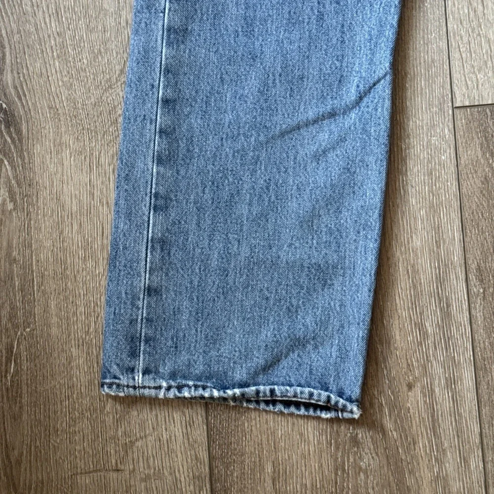 Levis 501 Jeans Mens 36x29 Blue Denim‎ Pants Button Fly Straight Classic #743